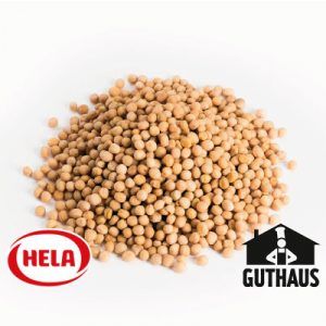mostaza en grano deshidratado