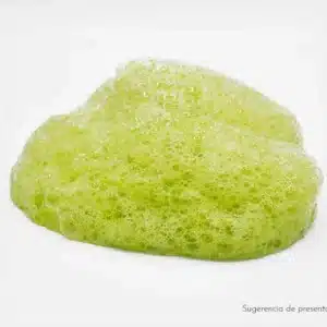 un aire de cocina molecular de color verde aireado con lecitina de soja