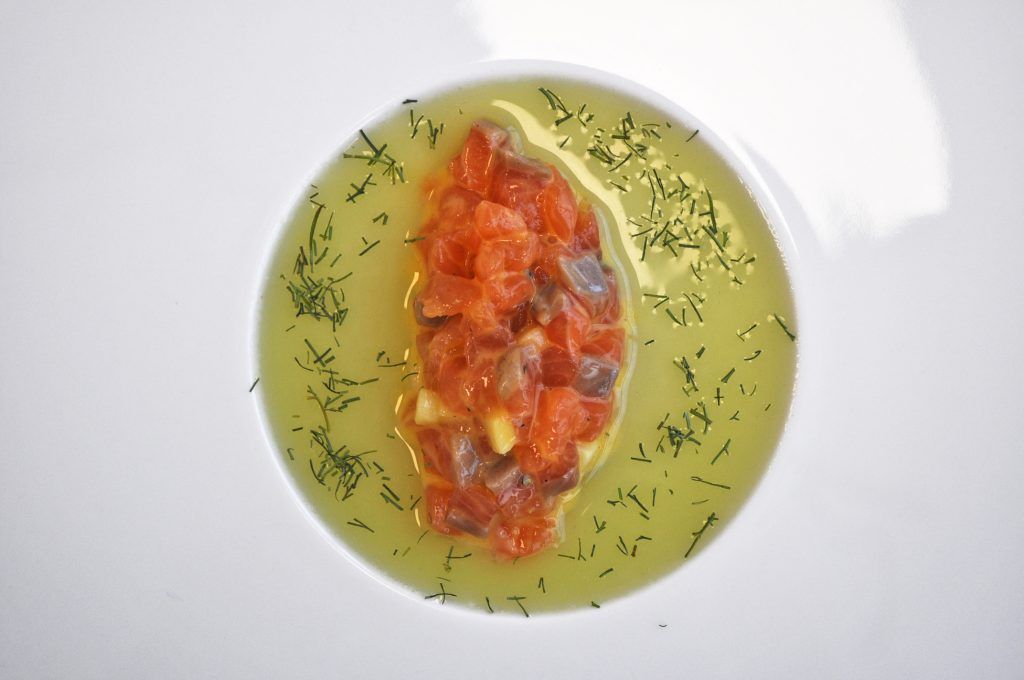 receta salmón y eneldo