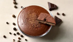 un postre con pimienta: mousse de chocolate