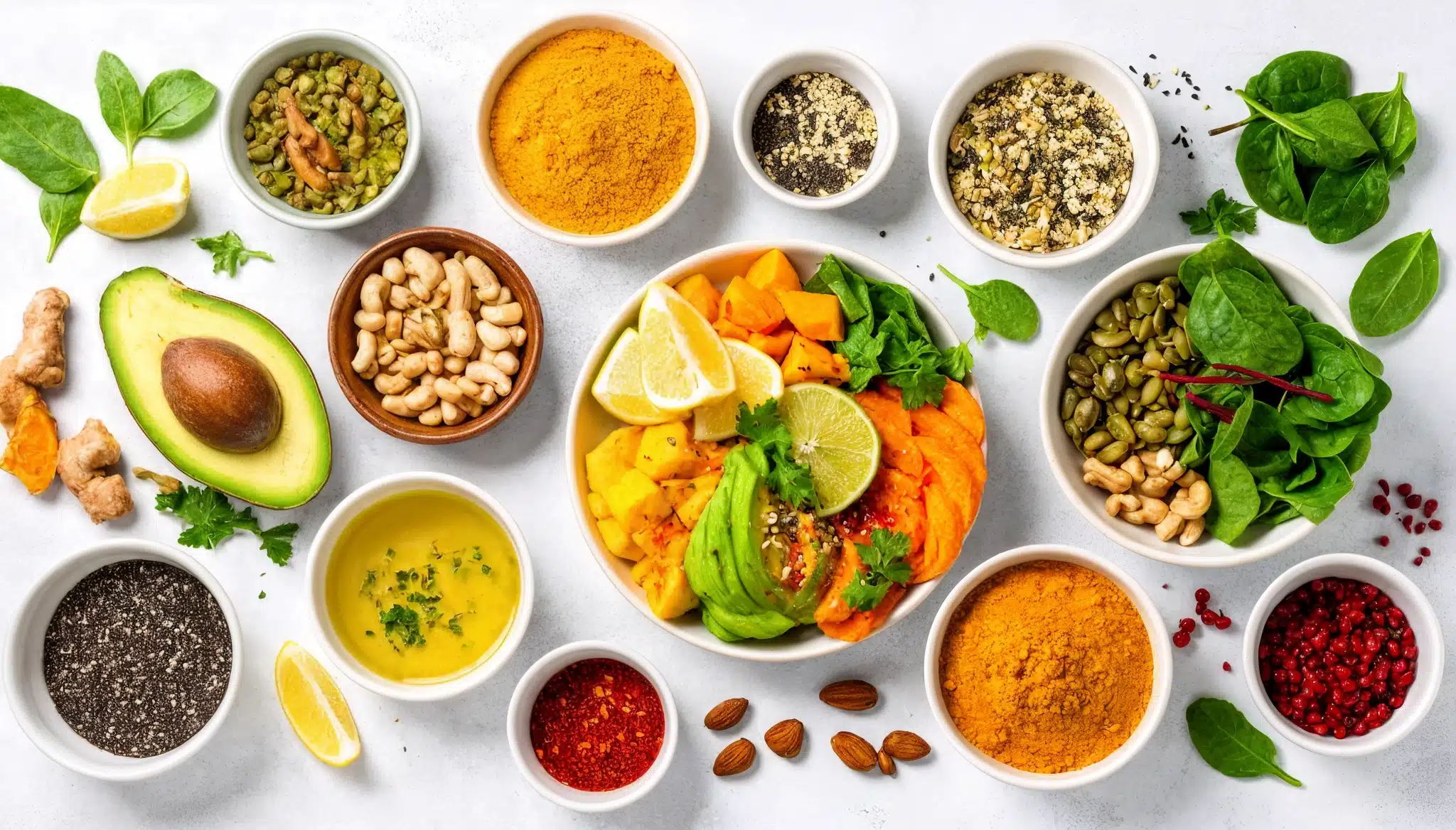 Especias para recetas crudiveganas