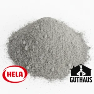Clorofilina 5%, una pila de polvo de color gris homogéneo