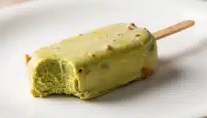 polo helado casero almendrado de pistacho