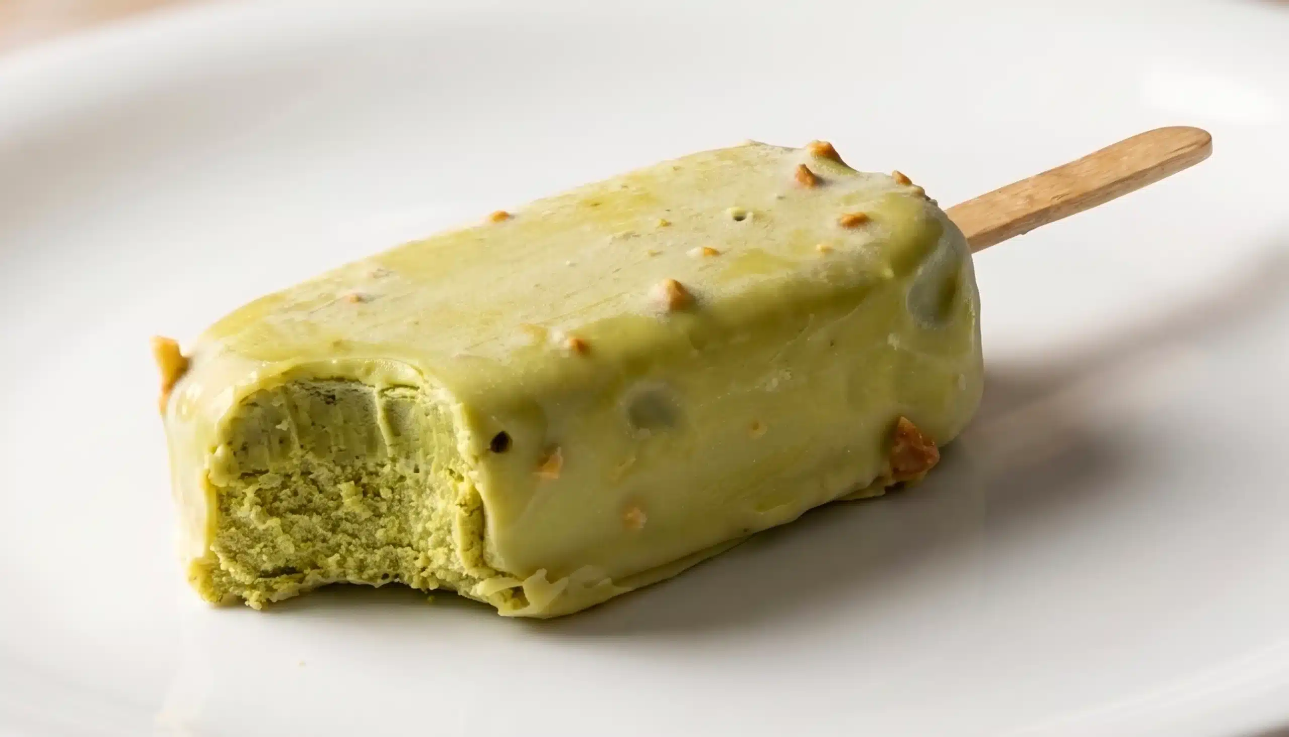 polo helado casero almendrado de pistacho